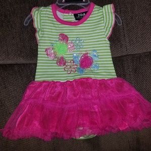 Little Girls Onsie/Tu Tu Dress